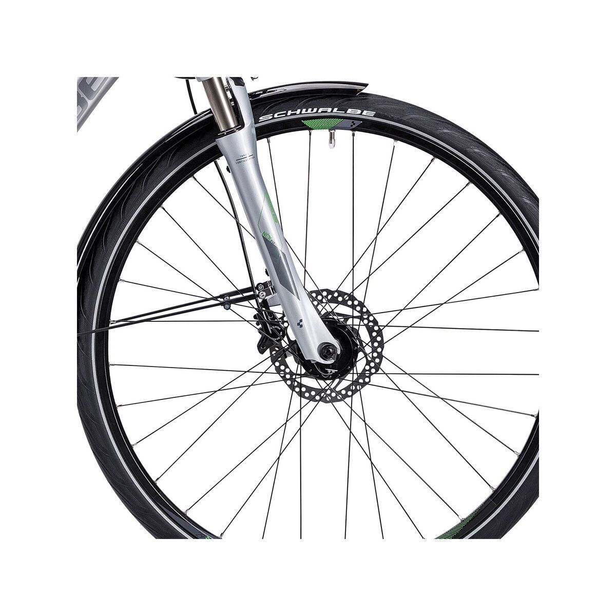 Cube Delhi Pro Trapeze, silver anthrazit green - Bild 2