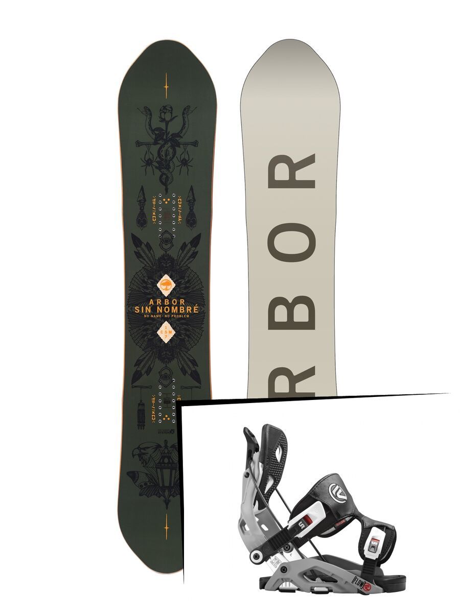 Set: Arbor Sin Nombre 2017 + Flow Fuse (1513142S) - Bild 1