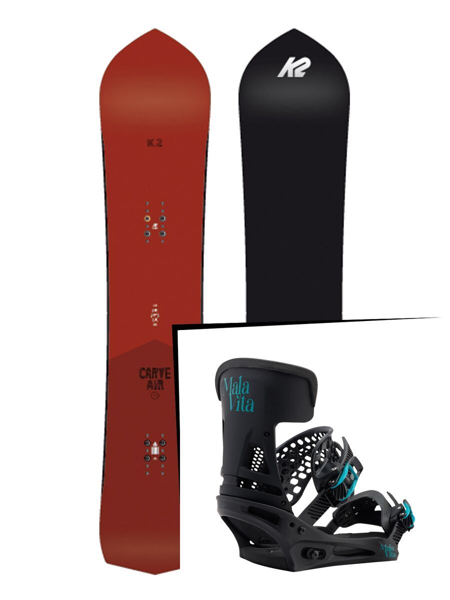 Set: K2 Carve Air 2017 + Burton Malavita (1712846S) - Bild 1