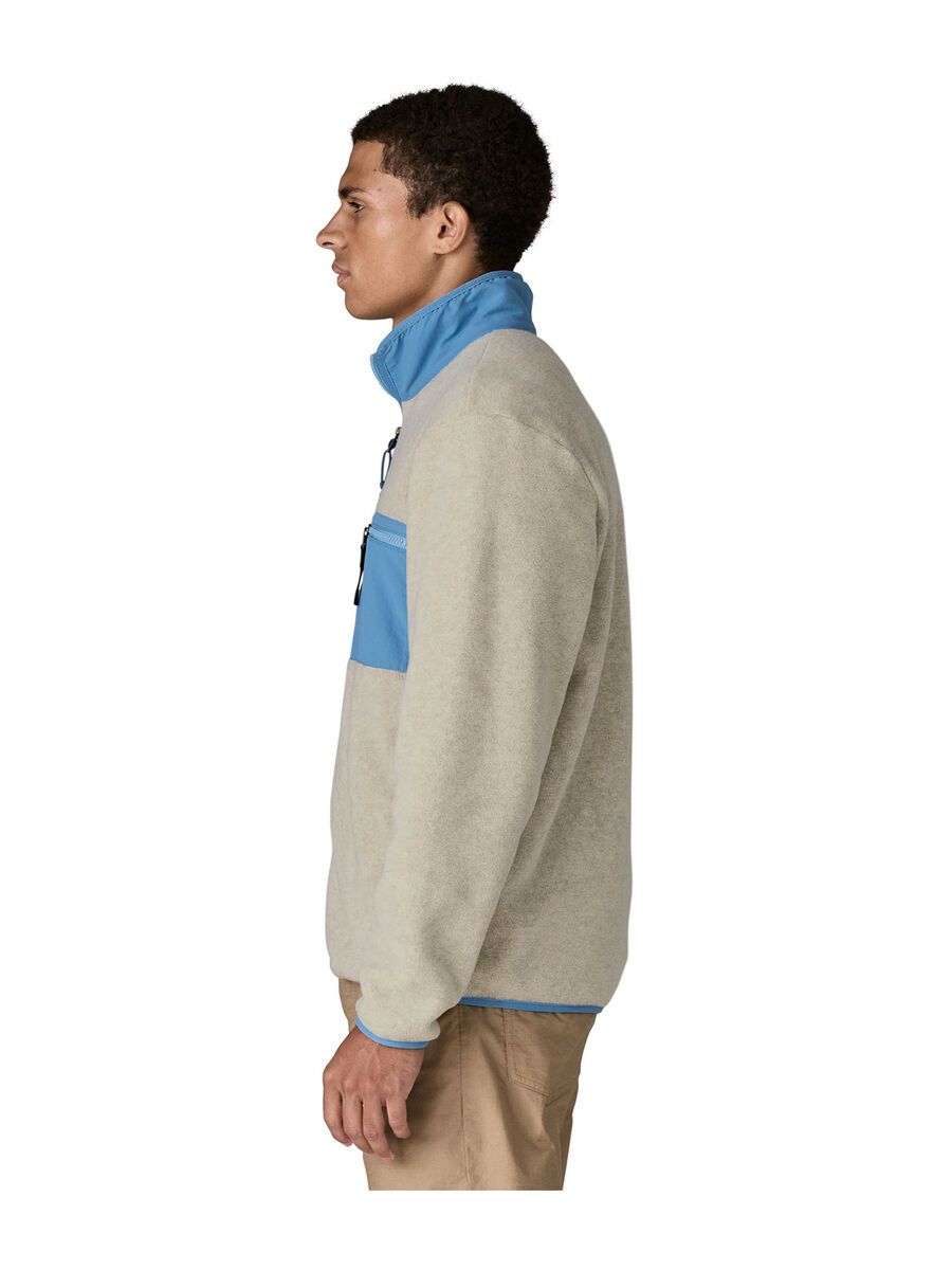 Patagonia Men's Synchilla Jacket, oatmeal heather w/shore blue - Bild 5