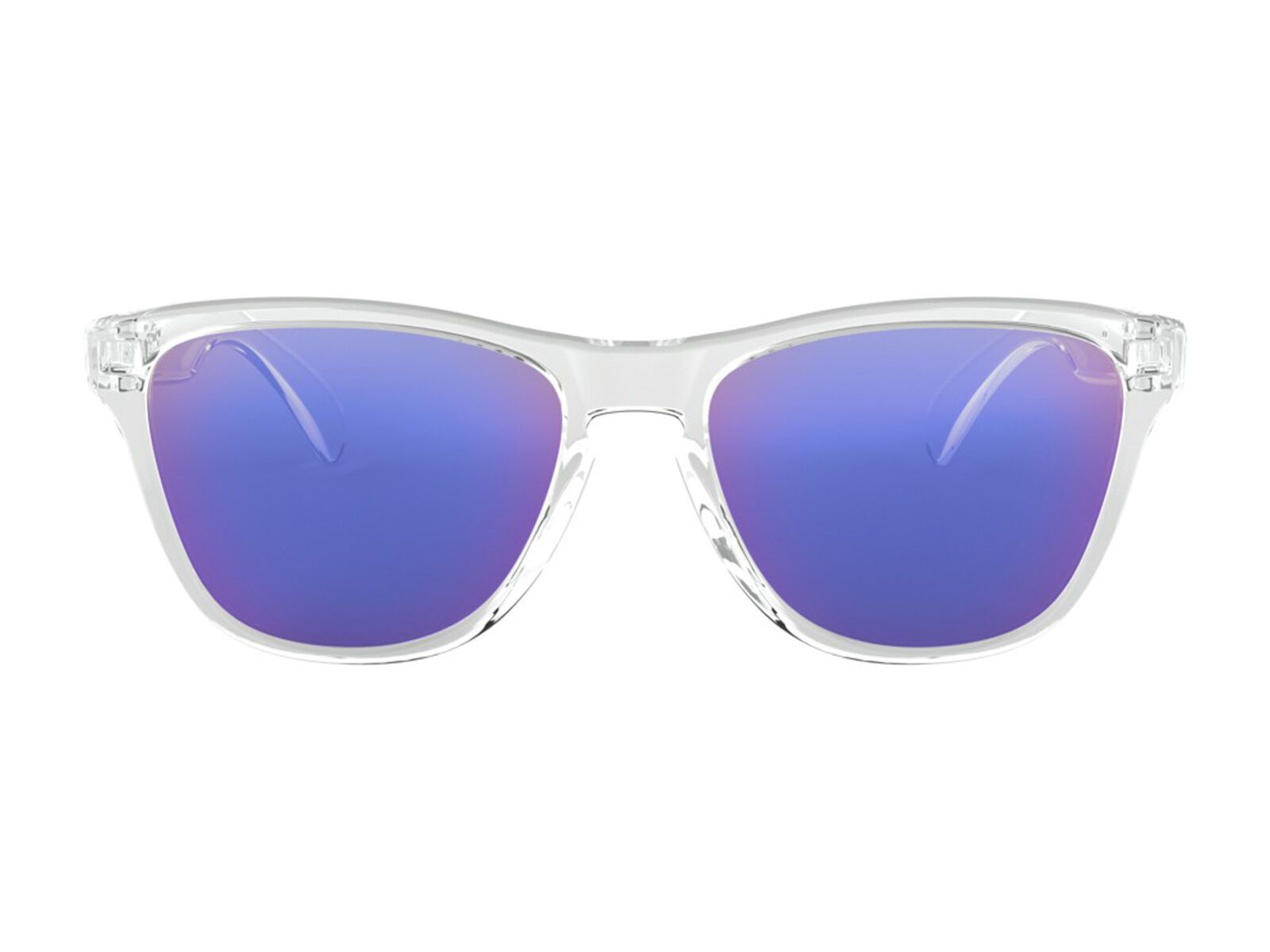 Oakley Frogskins XS, polished clear/Lens: violet iridium - Bild 2
