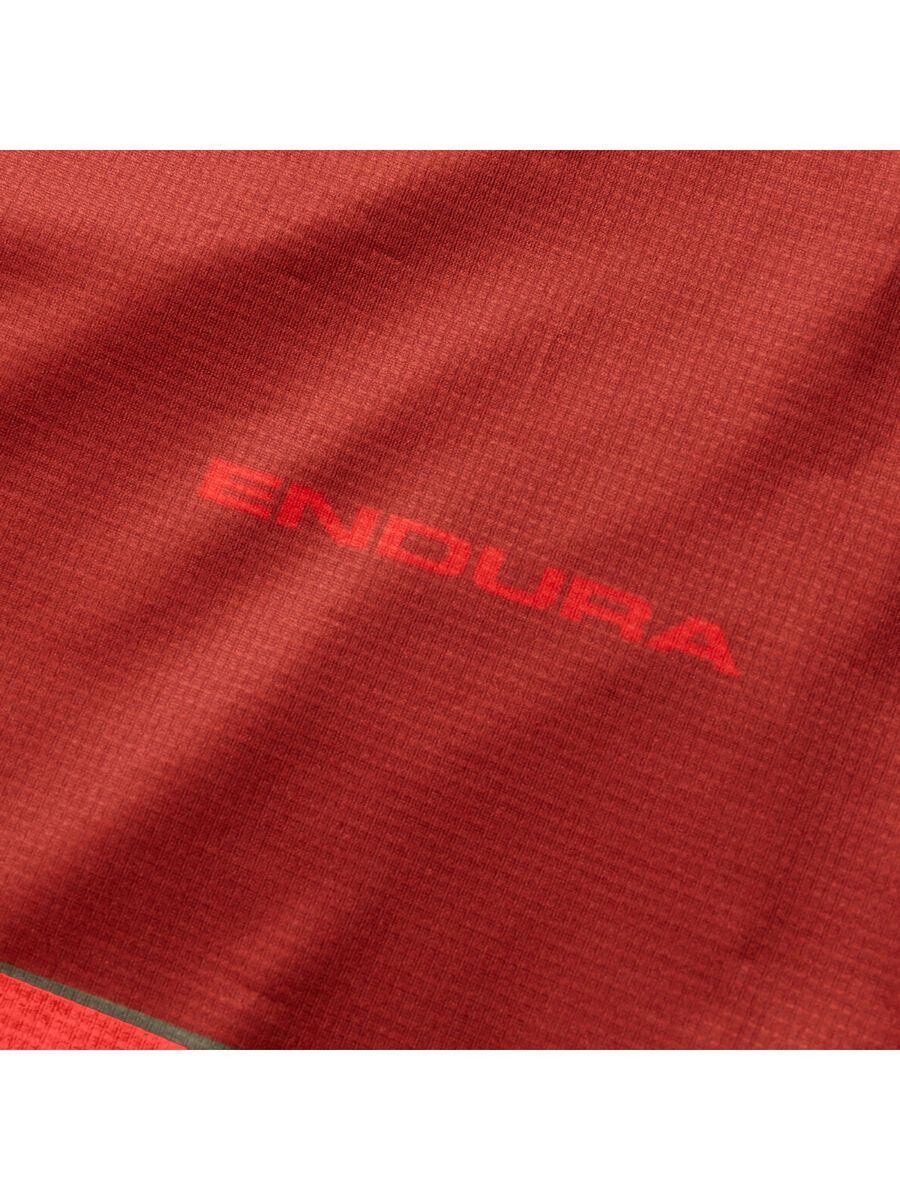 Endura Core Printed Printed T-Shirt (Langarm), flame red - Bild 4