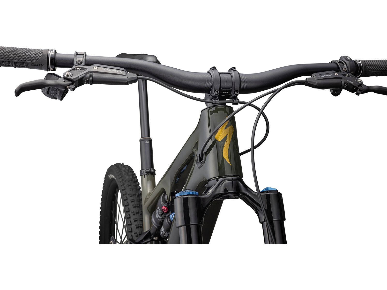 Specialized Turbo Levo SL Expert Carbon, dark moss/oak green/harvest gold - Bild 5