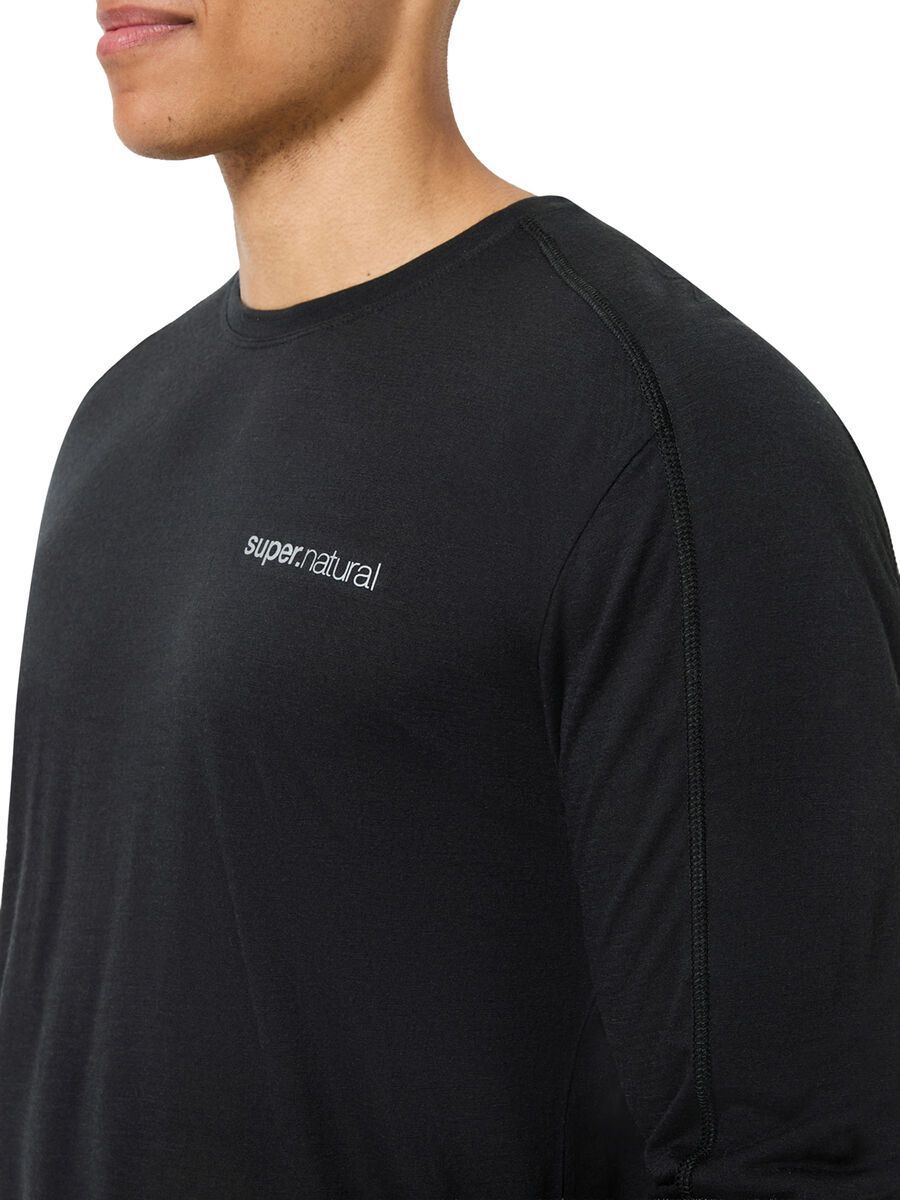 super.natural Alarm Running LS Herren, jet black/jet black - Bild 6