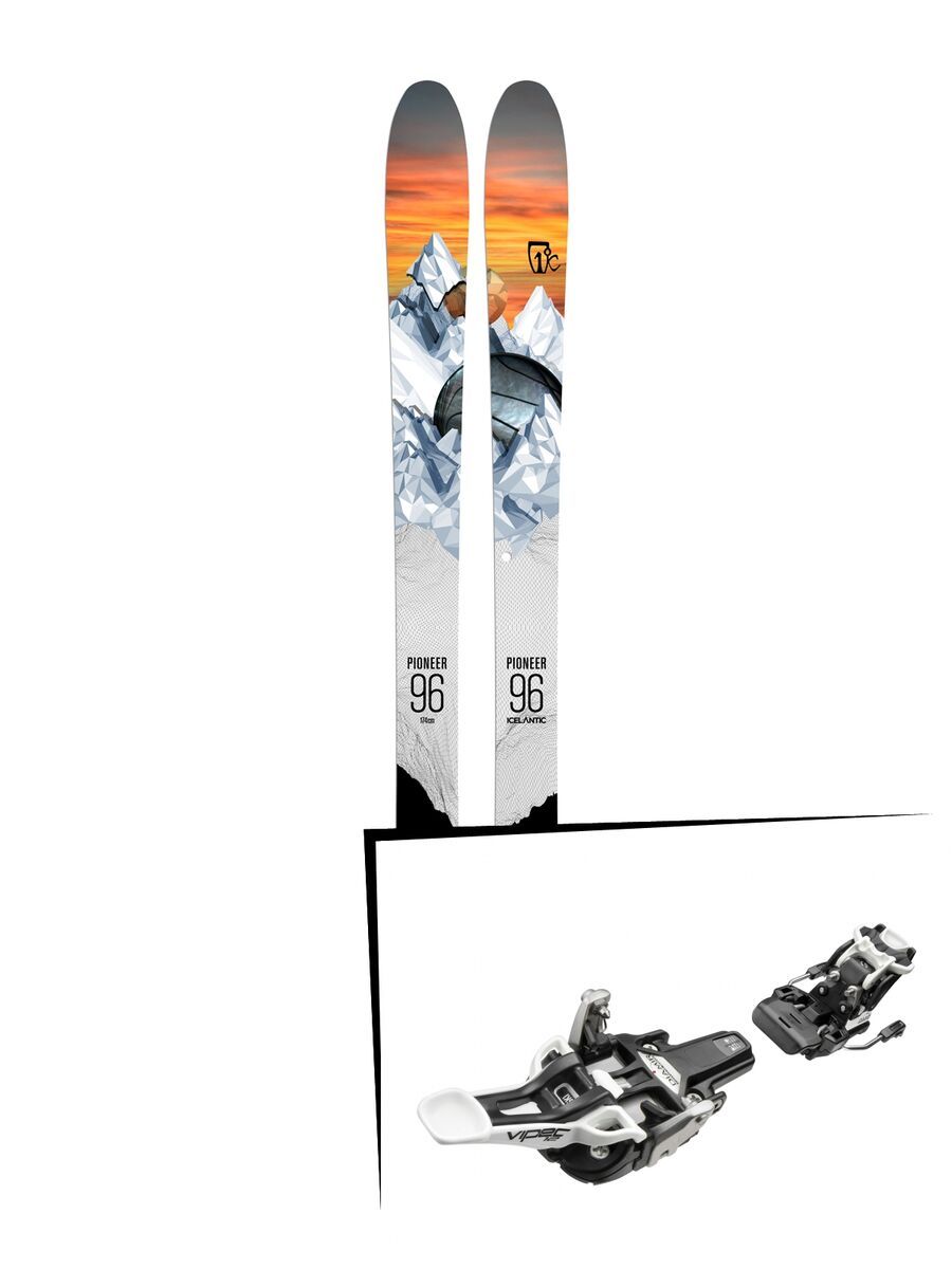 Set: Icelantic Pioneer 96 2018 + Fritschi Diamir Vipec 12 schwarz - Bild 1