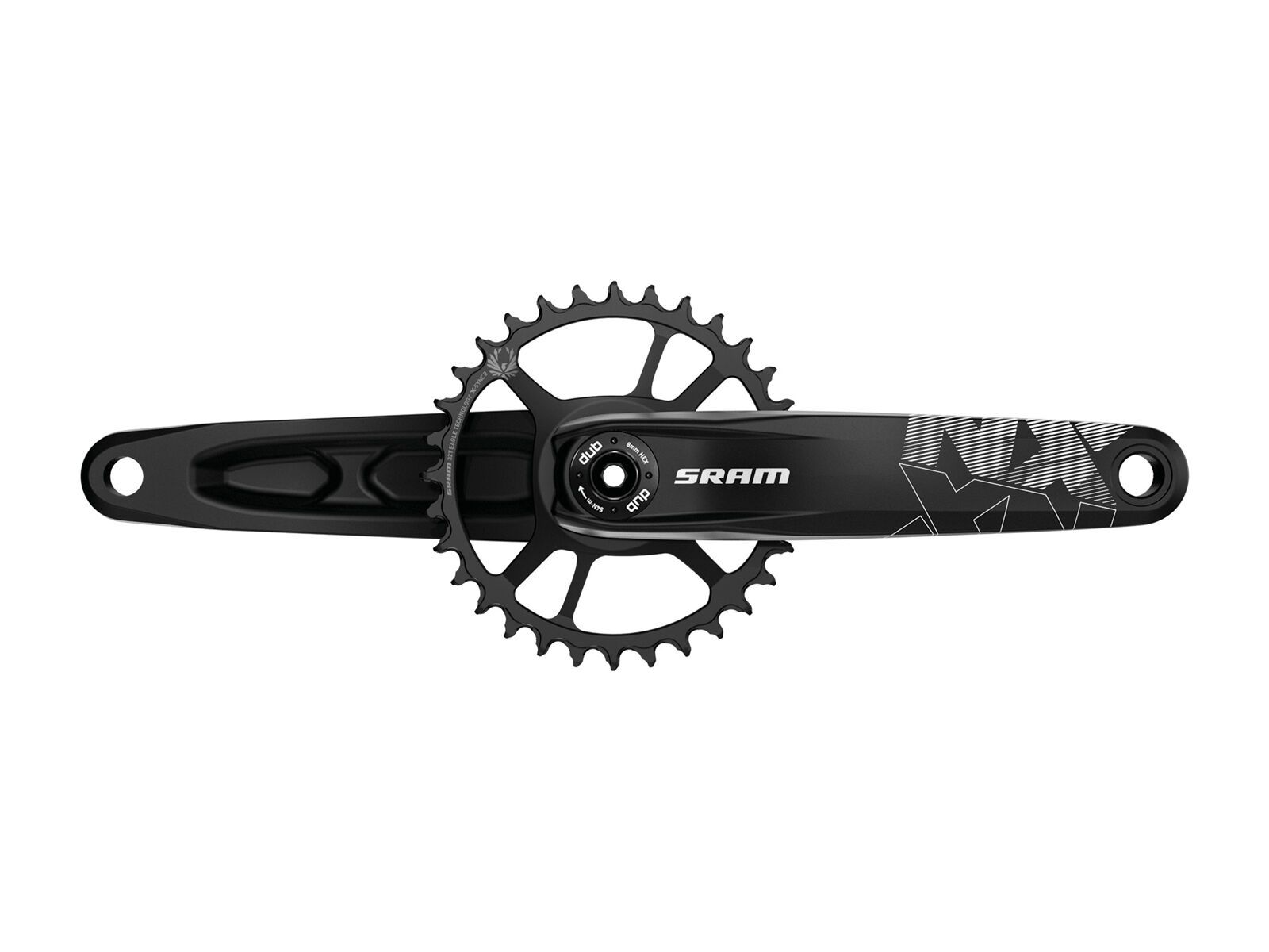 SRAM NX Eagle Kurbelsatz - DUB, 32 Z, schwarz - Bild 1