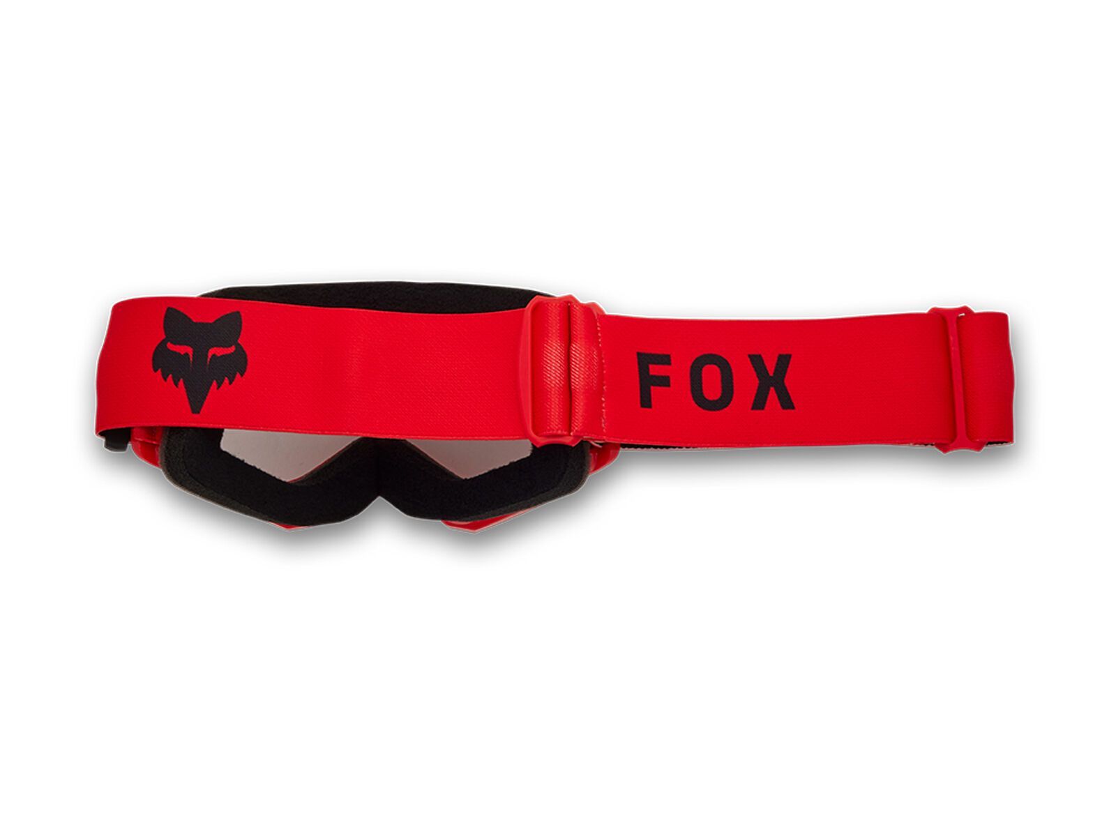 Fox Youth Main Core Goggle, Clear / fluorescent red - Bild 2