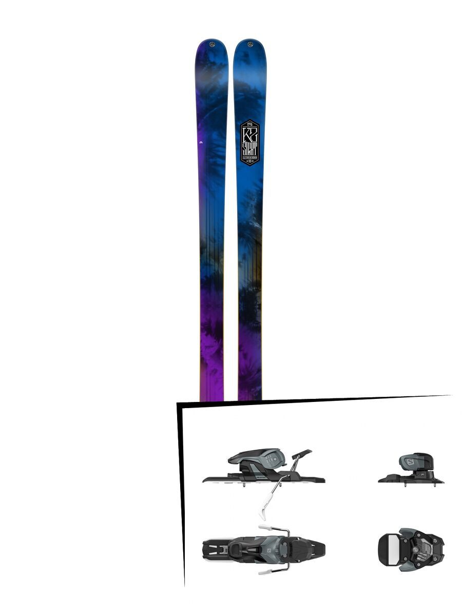 Set: K2 Sight 2016 + Salomon Warden 11 90 mm, dark grey black - Skiset - Bild 1
