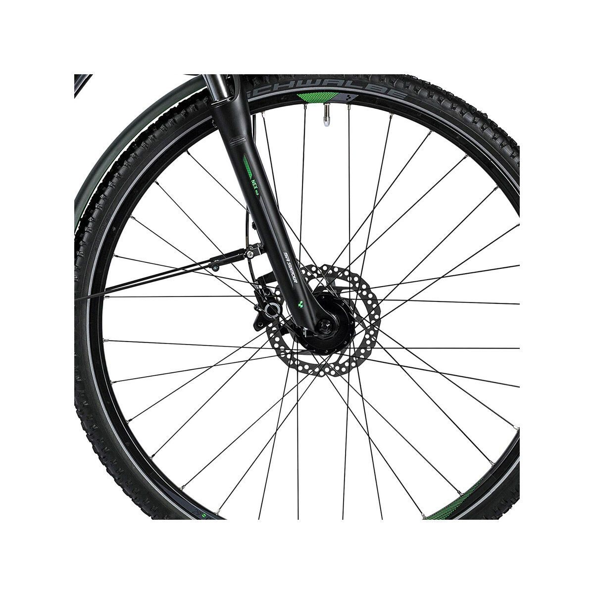 Cube Nature Allroad Trapeze, black flashgreen grey - Bild 2