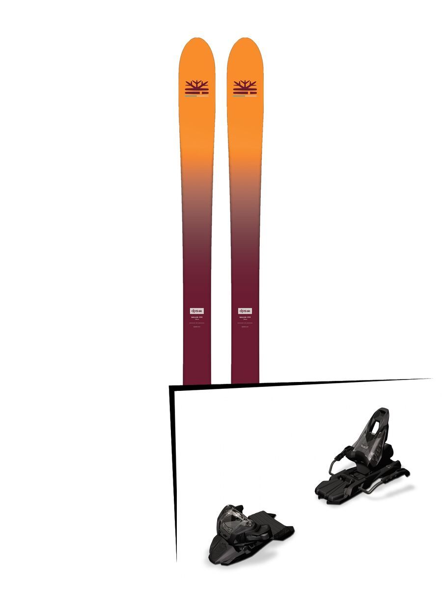 Set: DPS Skis Wailer F99 Foundation 2018 + Marker Free Ten inkl. Screw-Kit black - Bild 1