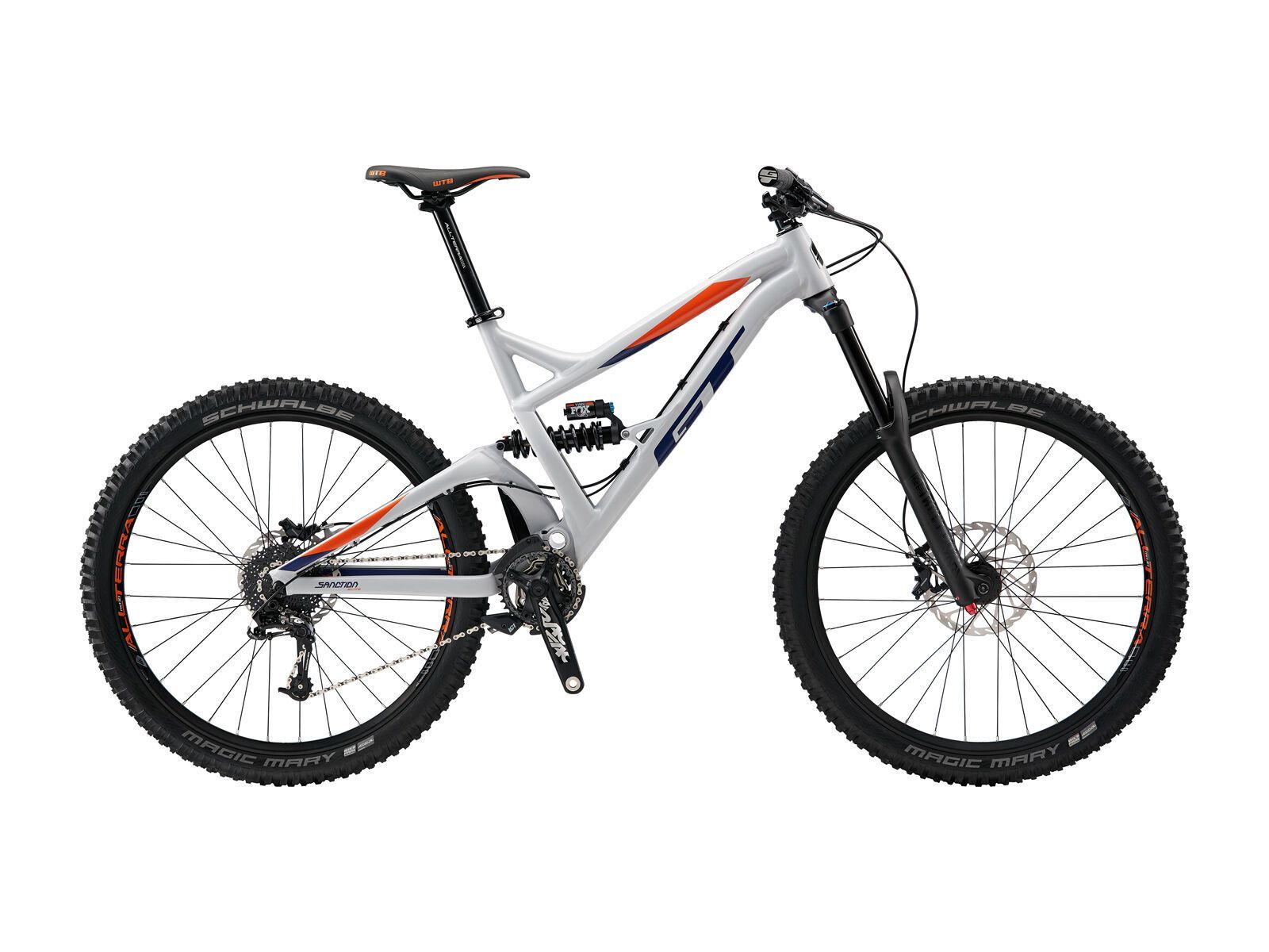 GT Sanction Elite, satin battleship grey w/ orange and ink - Bild 1