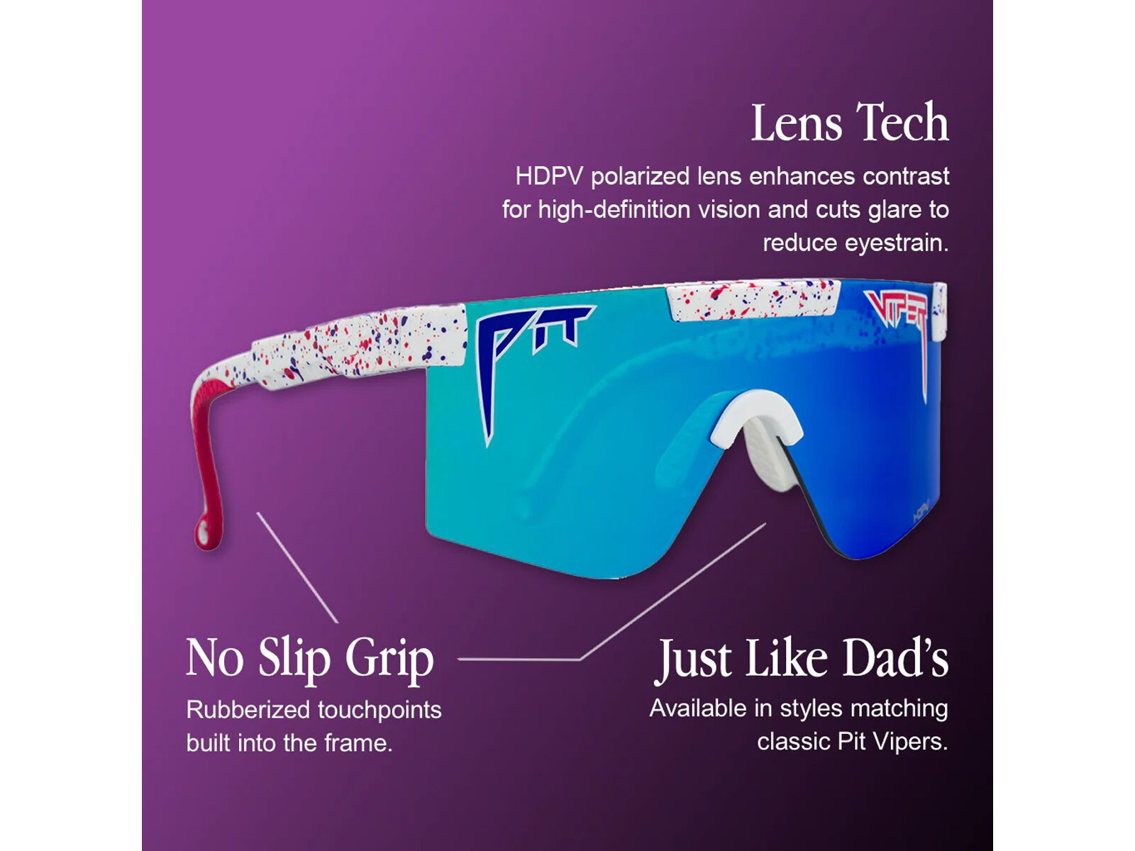 Pit Viper The Junior, The Miami Nights / HDPV Polarized Pink - Bild 9