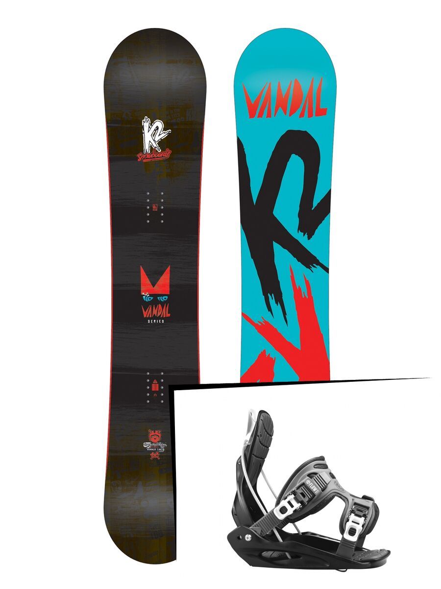 Set: K2 Vandal 2018 + Flow Micron Youth black - Bild 1