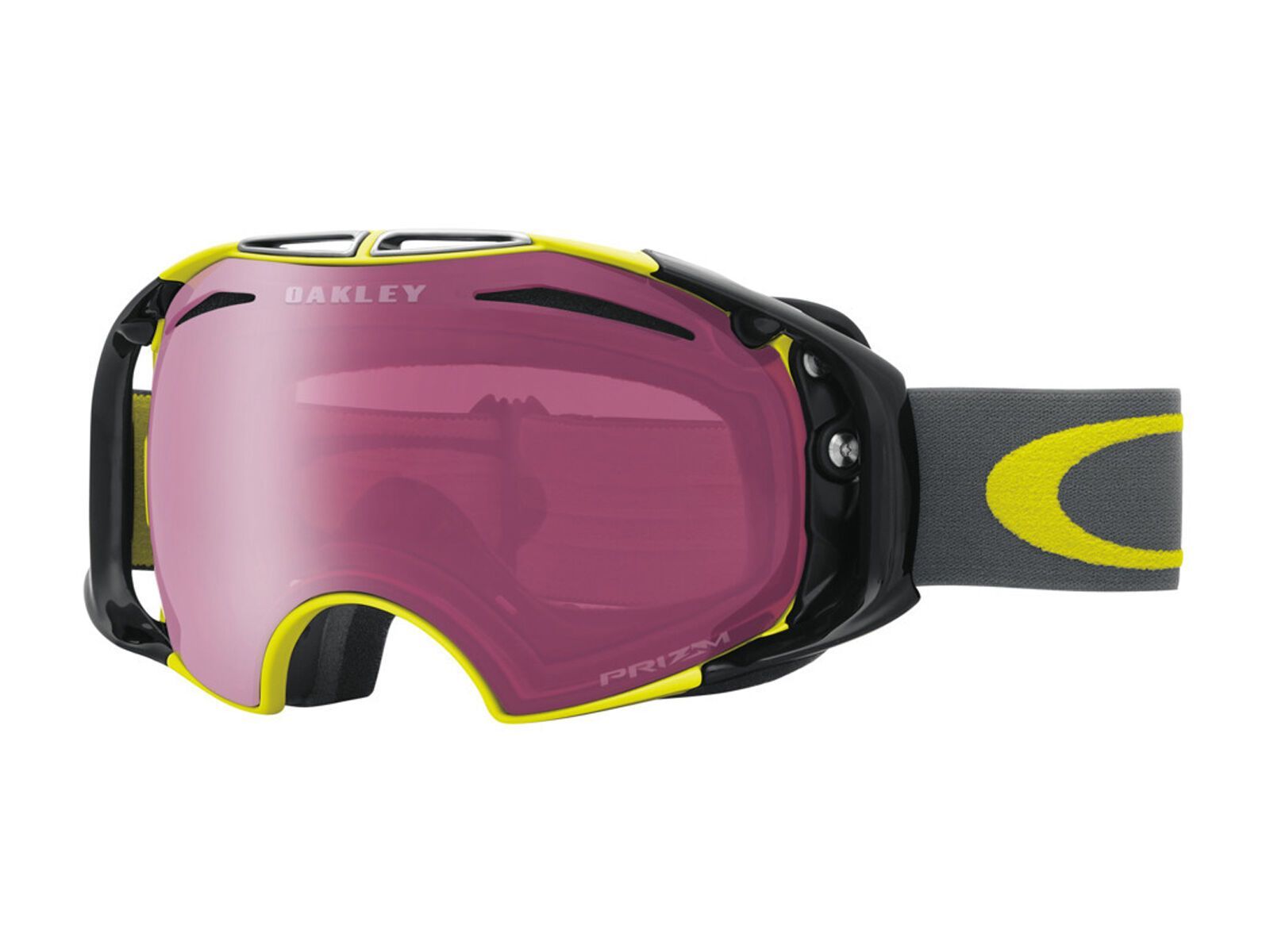 Oakley Airbrake inkl. Wechselscheibe, citrus iron/Lens: prizm rose - Bild 1