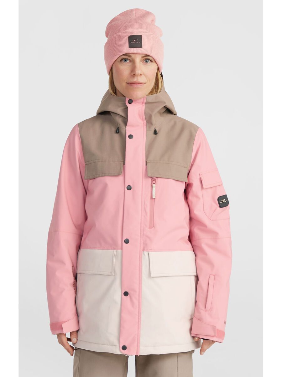O’Neill Utility Pro Hybrid Jacket Women, genuine pink colour block - Bild 4