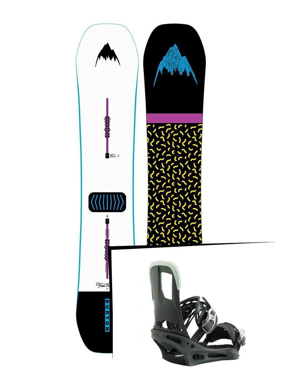 Set: Burton Free Thinker 2019 + Burton Cartel salty shark - Bild 1