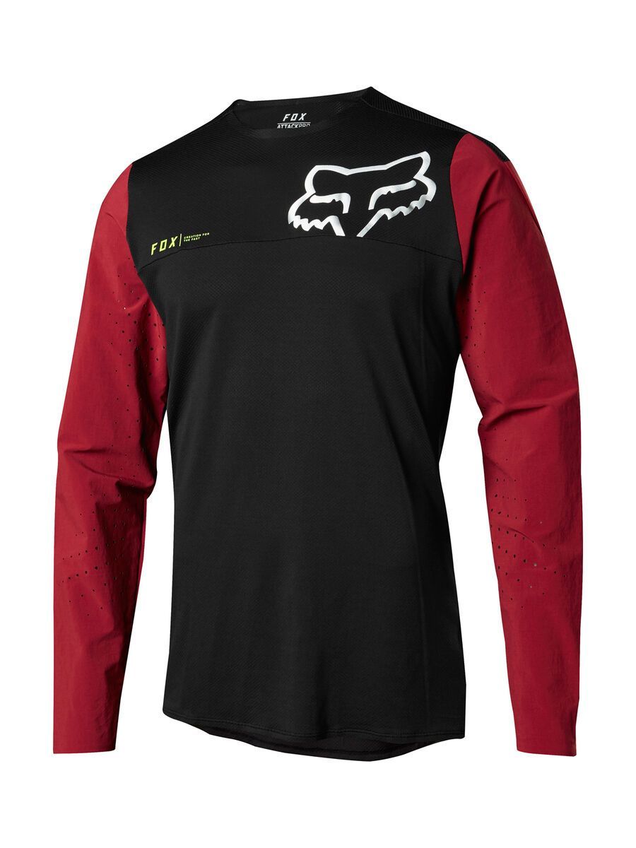 Fox Attack Pro LS Jersey, red/black - Bild 1