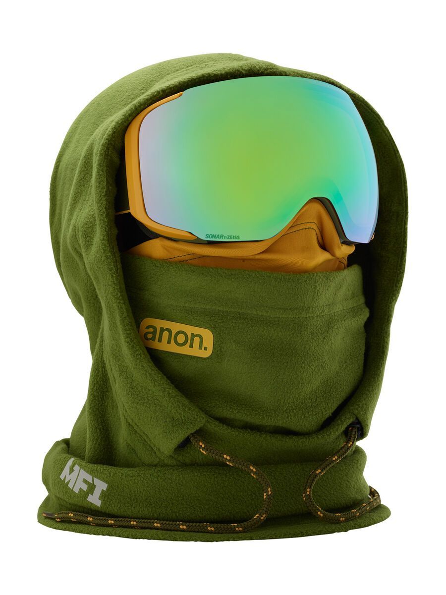 Anon Men's MFI Fleece Helmet Hood, green - Bild 1