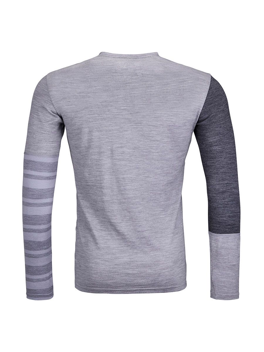 Ortovox 185 Rock'n'wool Long Sleeve M, grey blend - Bild 2