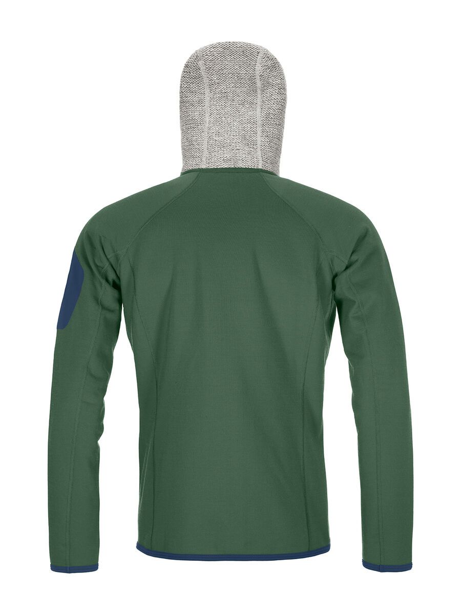 Ortovox Merino Fleece Plus Classic Knit Hoody M, green forest - Bild 2
