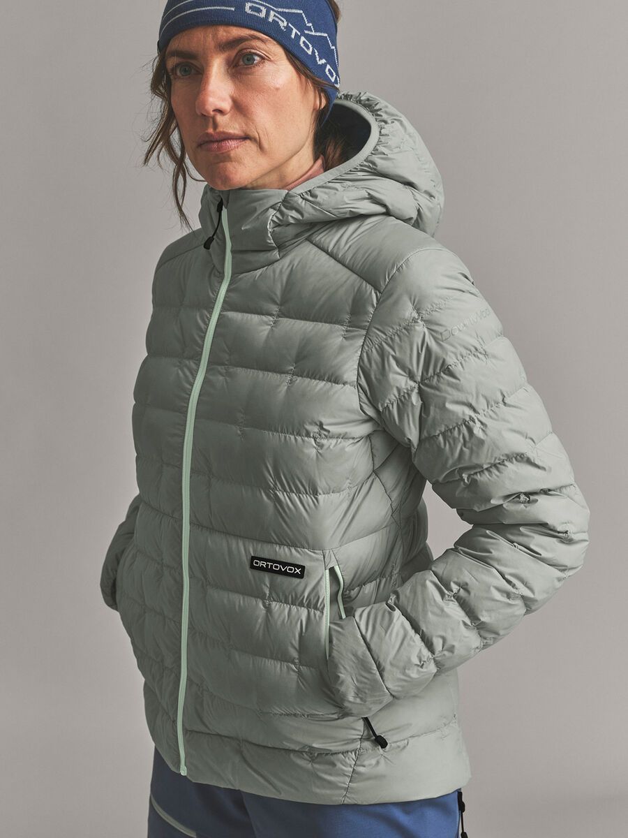 Ortovox DownWool 180 Hooded Jacket W, green sage - Bild 5