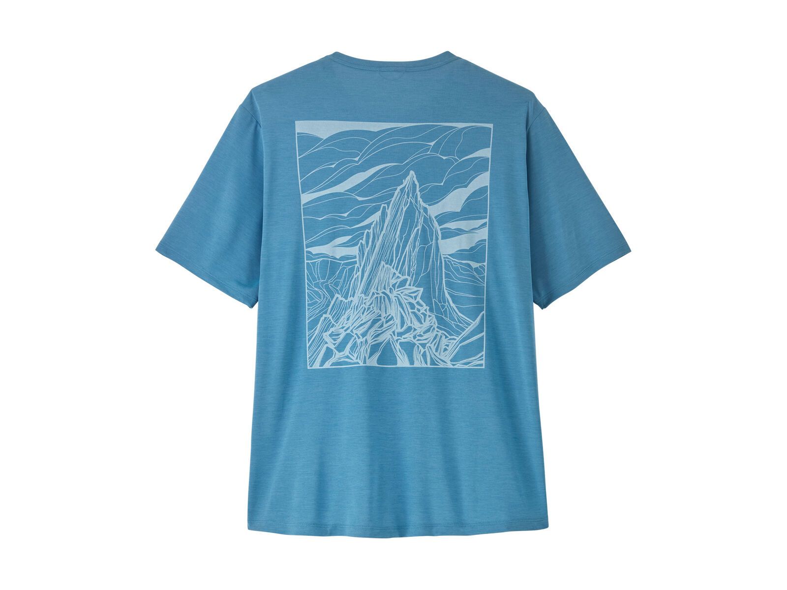 Patagonia Men's Cap Cool Daily Shirt - Cloud Crag, shore blue/light shore blue x-dye - Bild 2