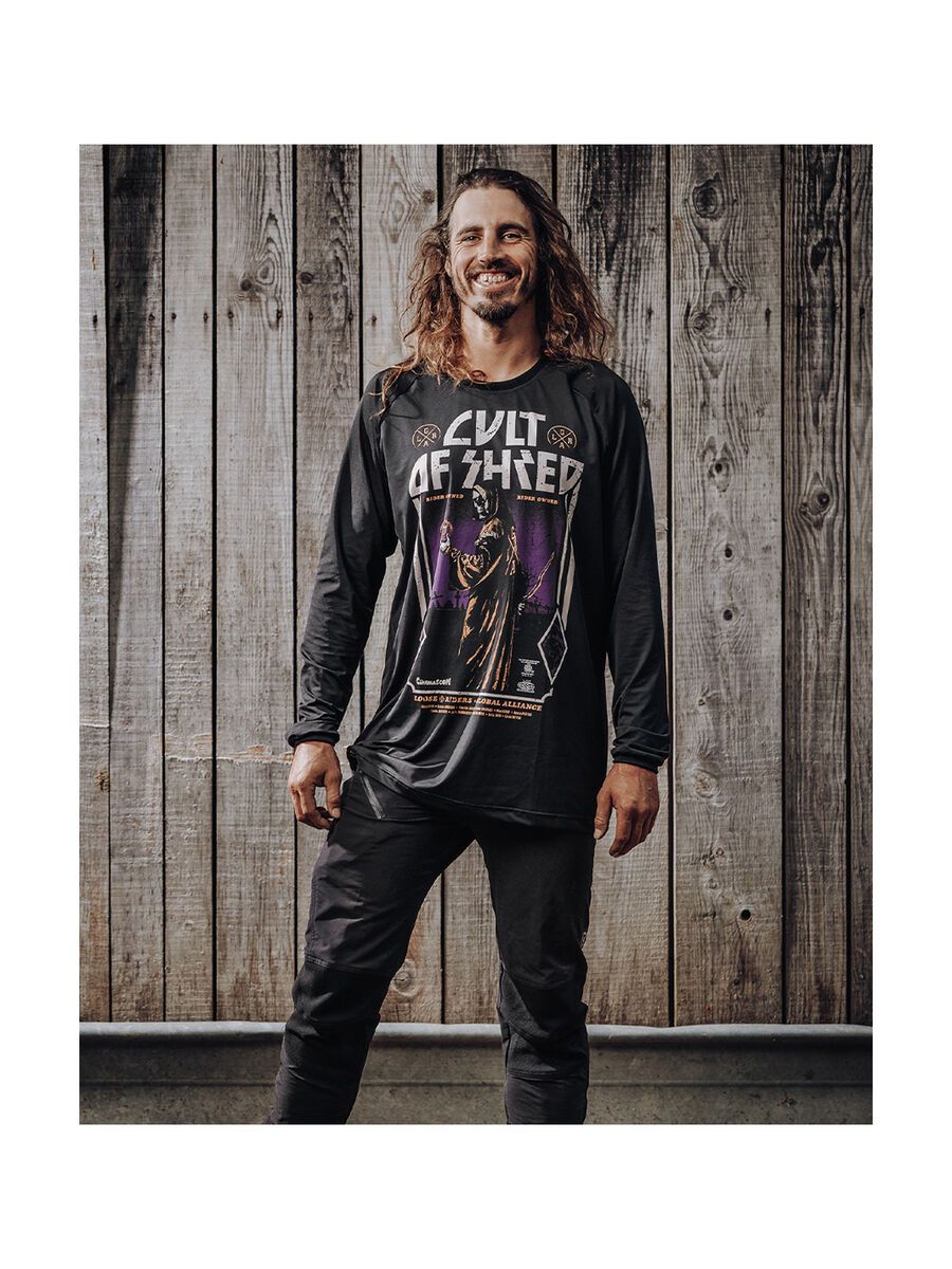 Loose Riders Cult of Shred Jersey LS Reaper, black - Bild 2