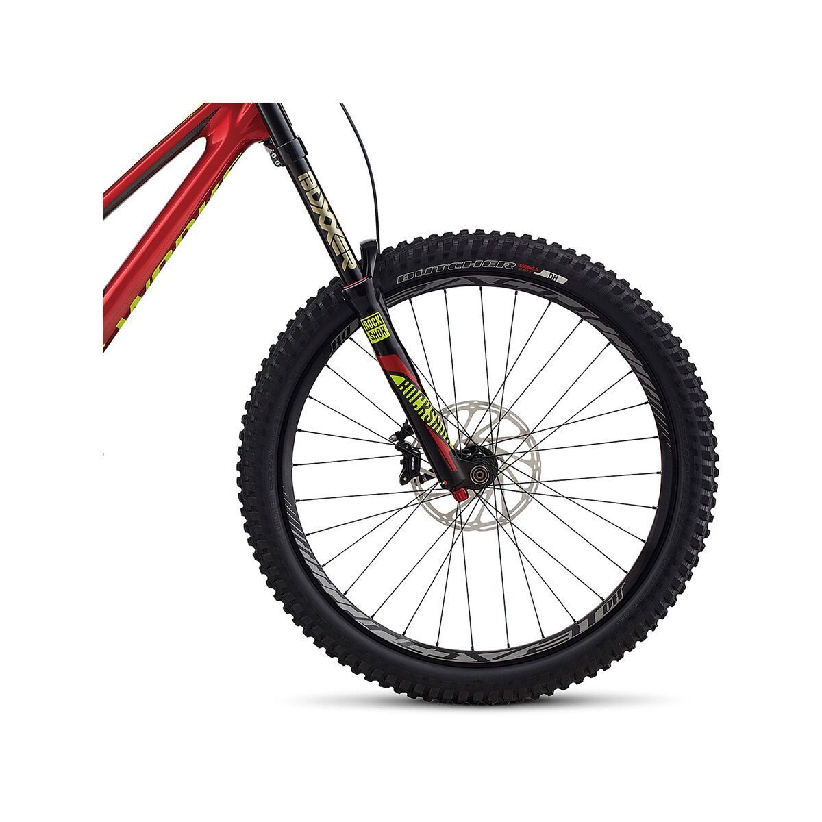 Specialized S-Works Demo 8 FSR Carbon 650B, gloss candy red fade/black/hyper green - Bild 2