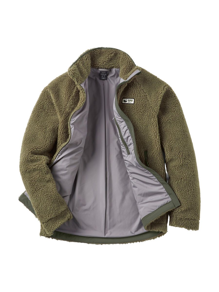 Rab Original Pile Jacket, light khaki - Bild 3