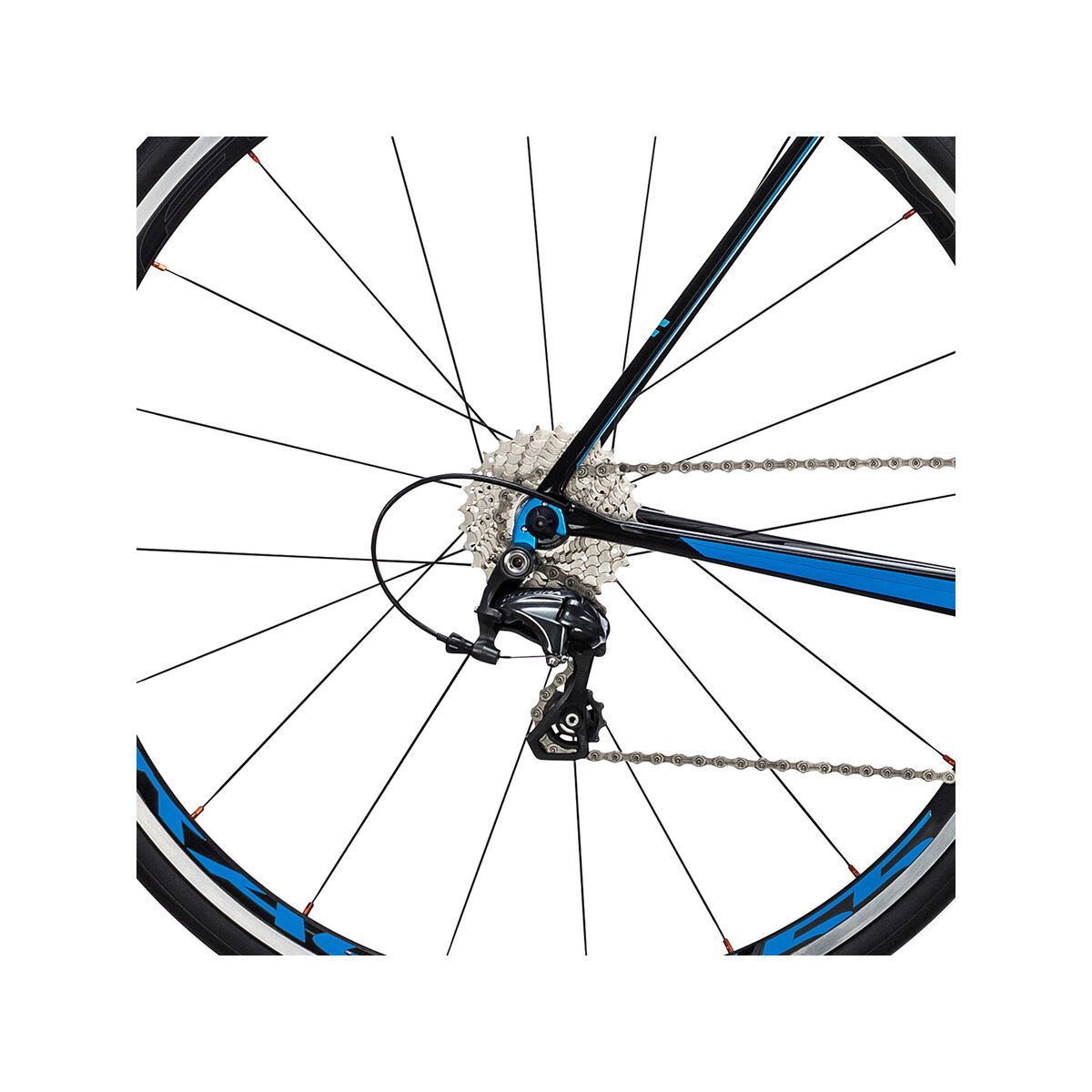 Cube Litening C:62, carbon´n´blue - Bild 4