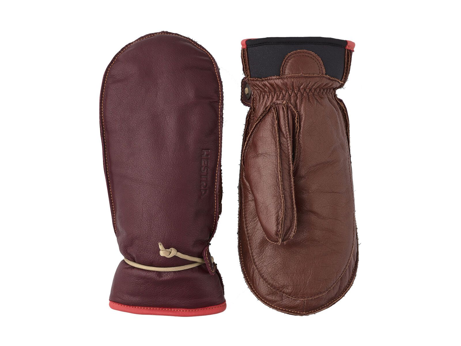 Hestra Wakayama Mitt bordeaux/brown 6 3000661-590750-6