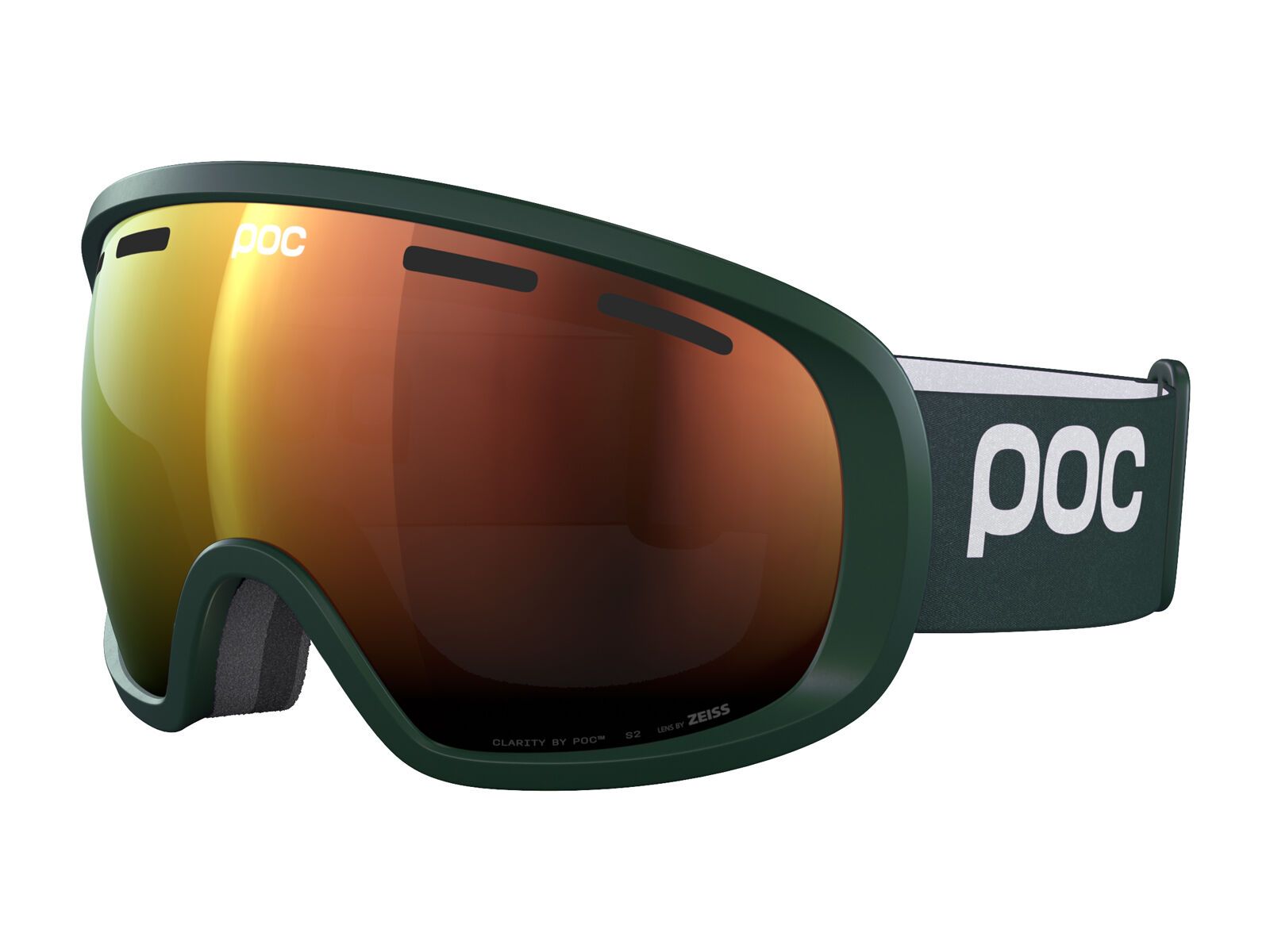 POC Fovea, Clarity Intense Partly Sunny Orange / pargasite green - Bild 1