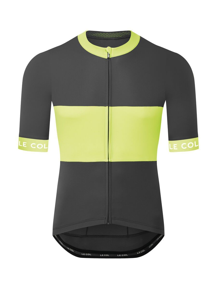 Le Col Sport Jersey grey/lime L 00001737_GRLI_L