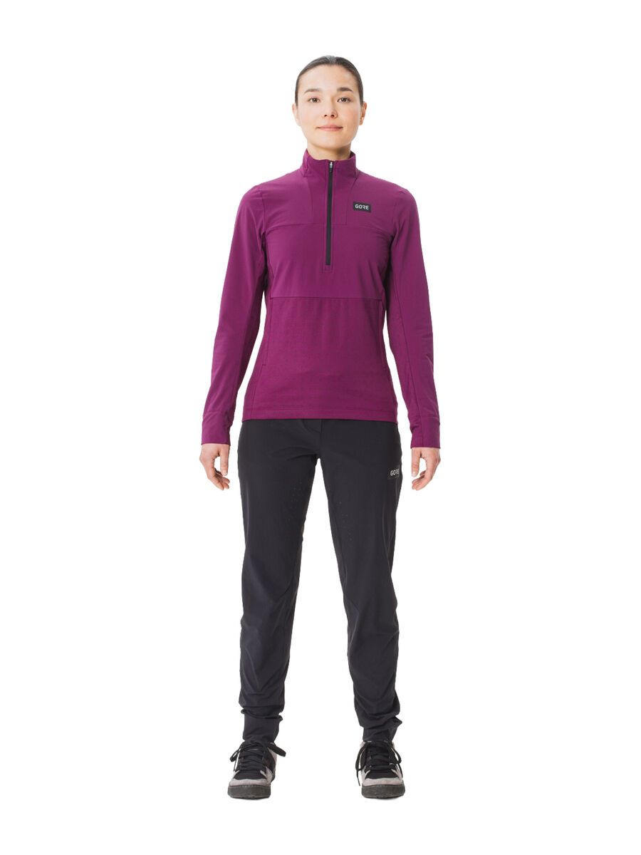 GOREWEAR TrailKPR Hybrid 1/2-Zip Damen, process purple - Bild 4