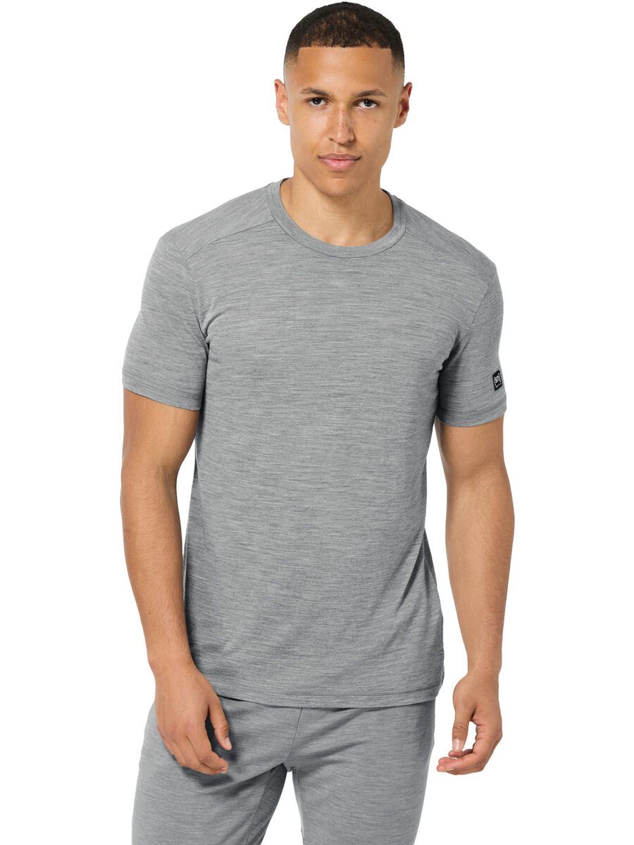 super.natural Essential SS Herren, cashmere grey melange - Bild 5