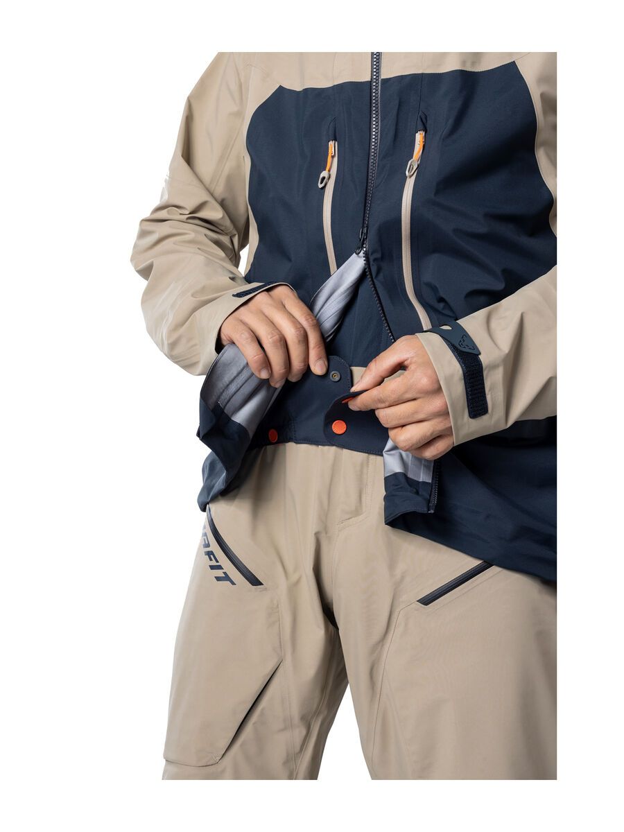 Dynafit Free Gore-Tex Jacke Herren, rock khaki - Bild 6