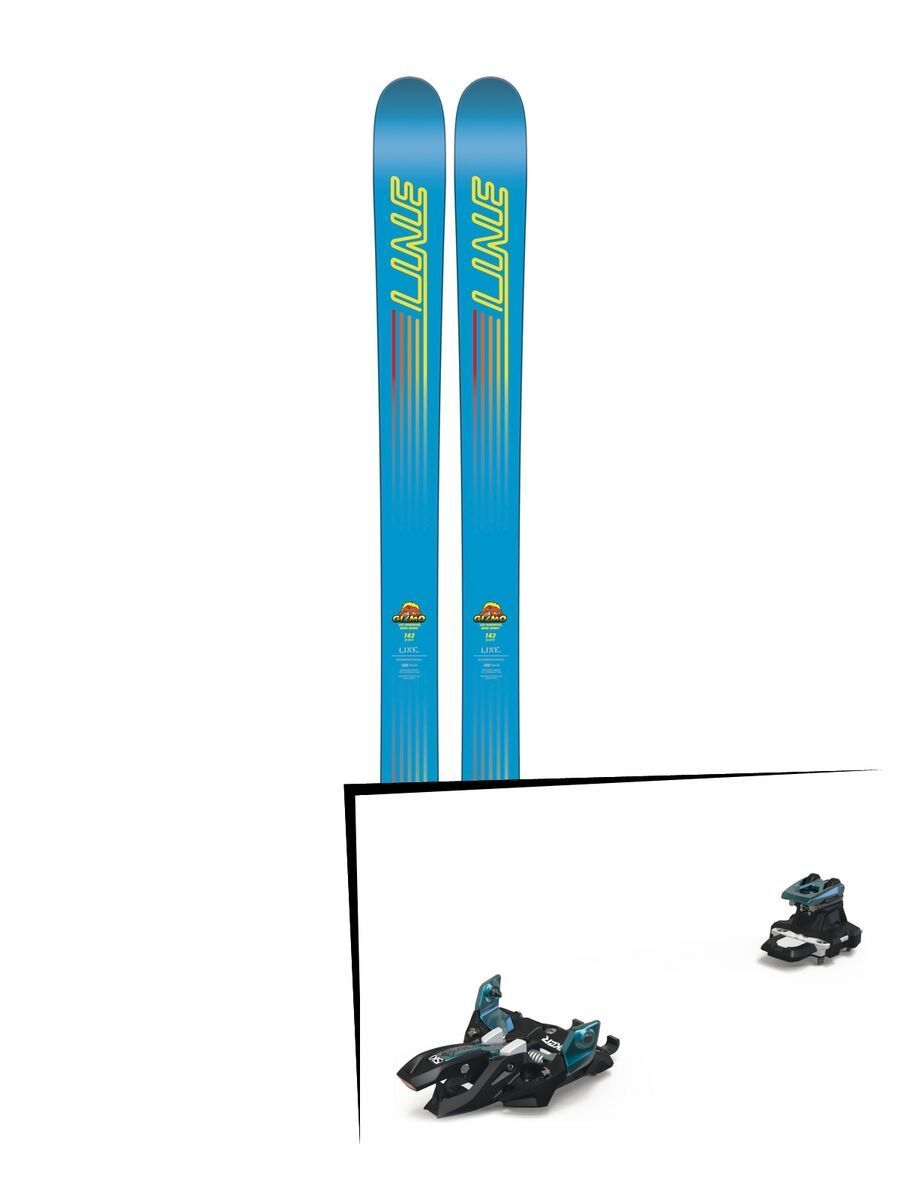Set: Line Gizmo 2018 + Marker Alpinist 9 black/turquoise - Bild 1