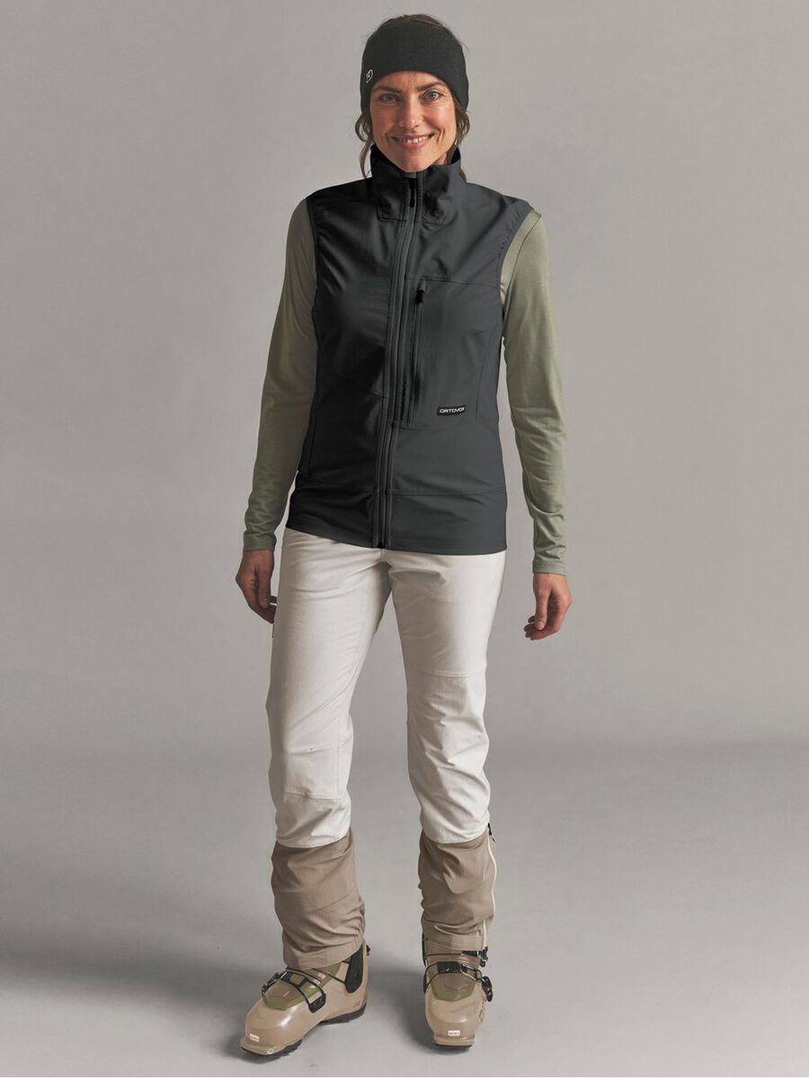 Ortovox Venet Softshell Vest W, black raven - Bild 3