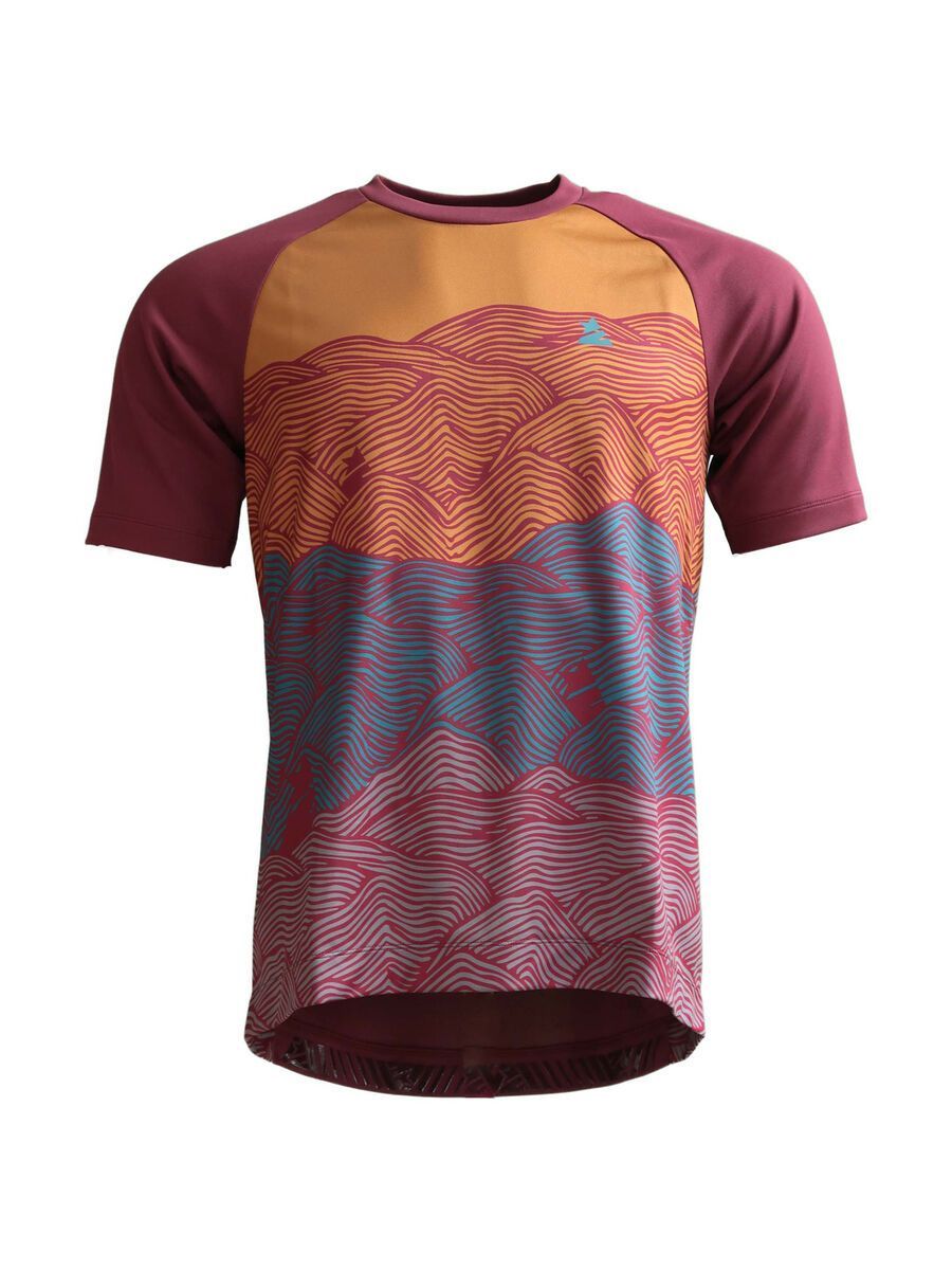 Zimtstern Braapz Shirt SS Men, windsor wine - Bild 1