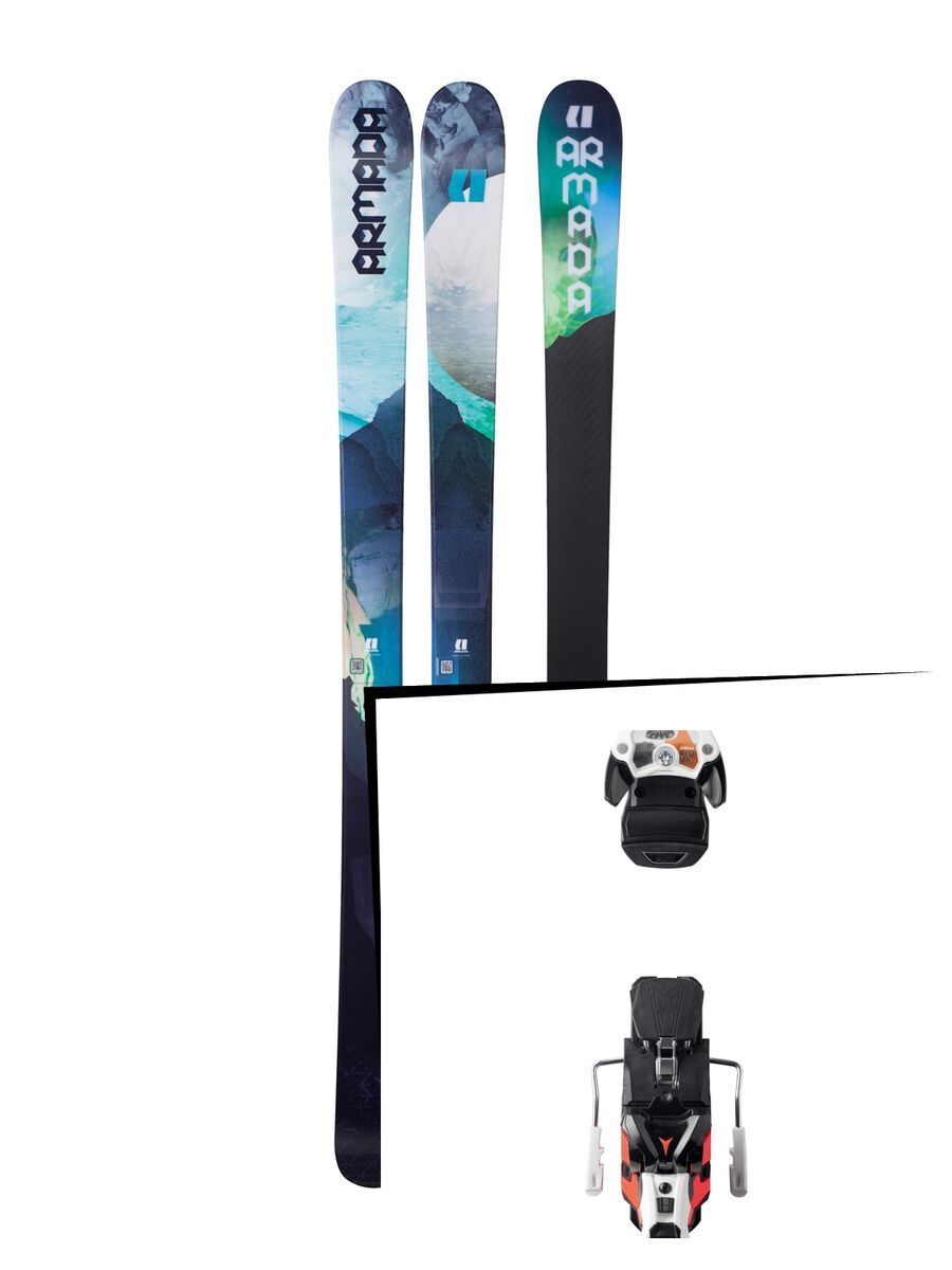 Set: Armada Victa 93 2018 + Atomic Warden MNC 13 white/black/orange - Bild 1