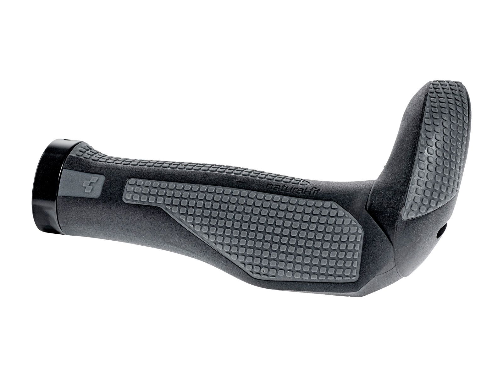 Cube Natural Fit Griffe Tour Bar Ends short, black´n´grey - Bild 1
