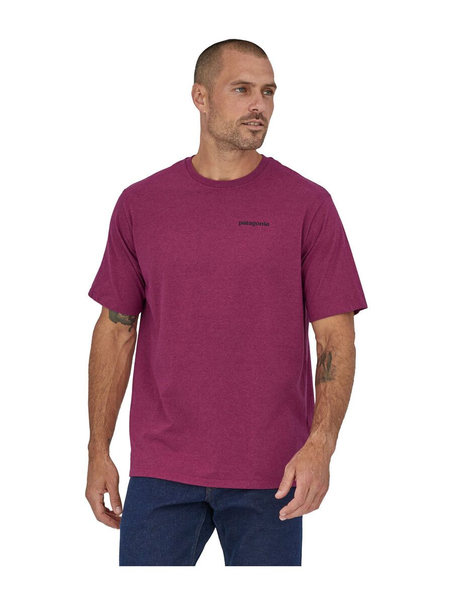 Patagonia Men's P-6 Logo Responsibili-Tee, star pink - Bild 2
