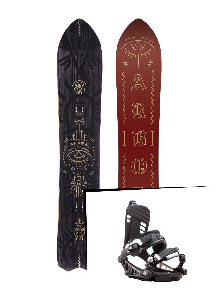 Set: Arbor Shreddy Krueger 2017 + K2 Cinch CTX (1728771S) - Bild 1