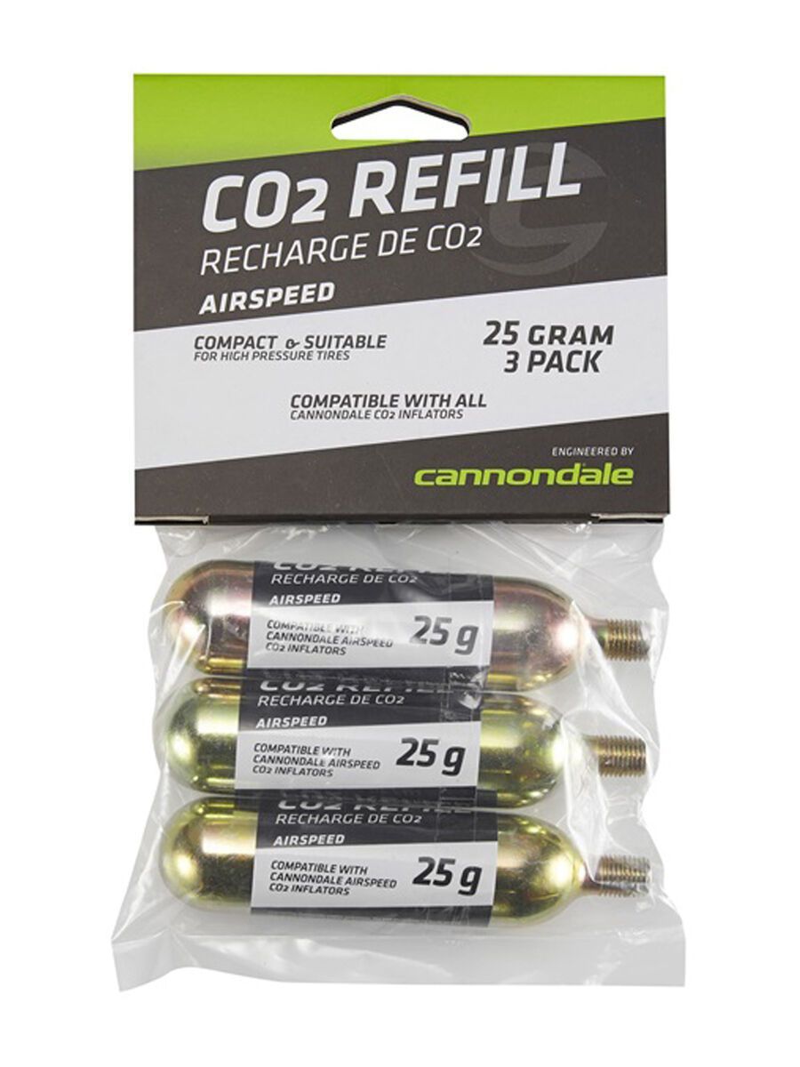 Cannondale CO2 Cartridge 25 g, 3er Pack - Bild 1