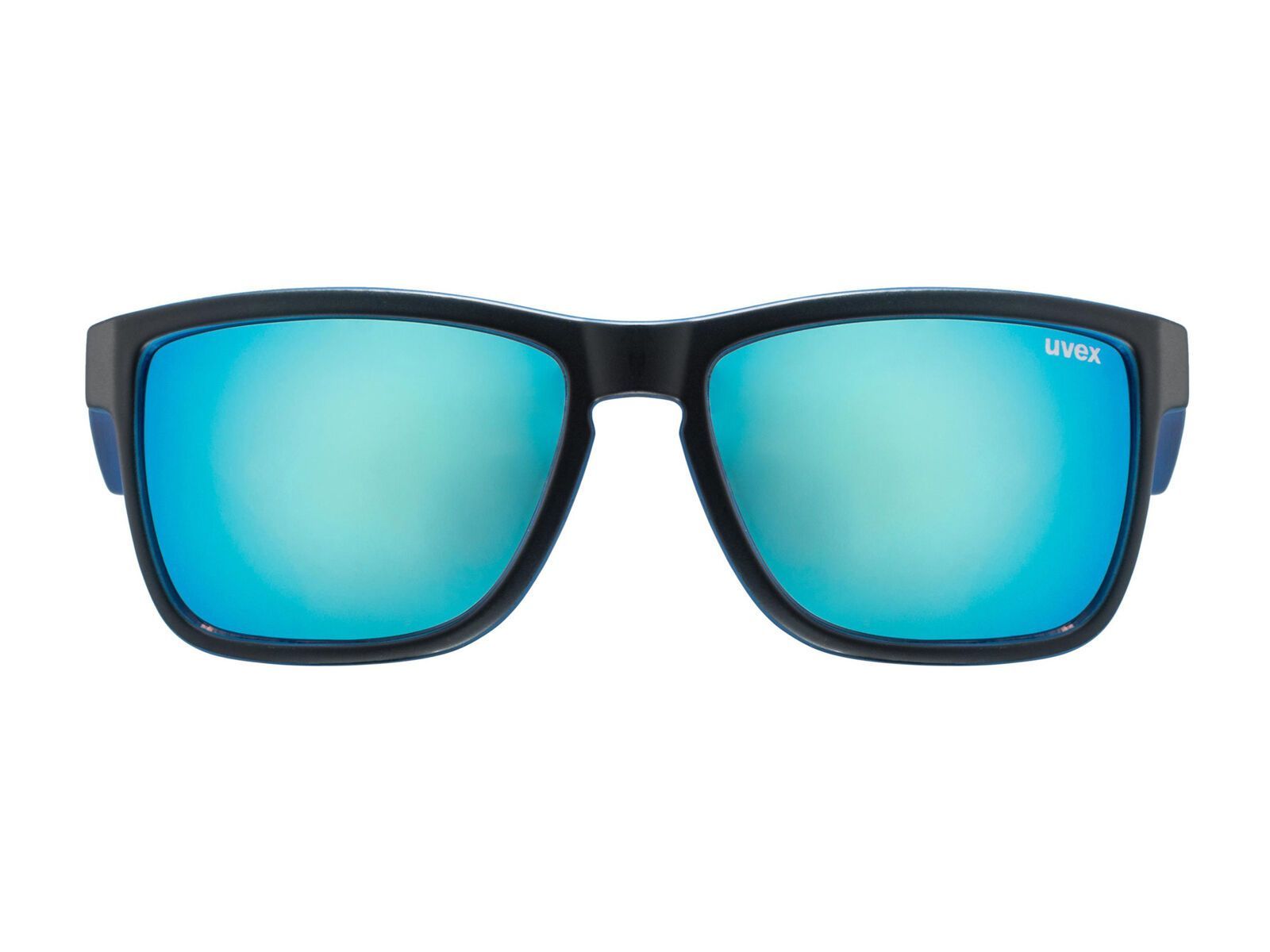 uvex lgl 39, black mat blue/Lens: mirror blue - Bild 3