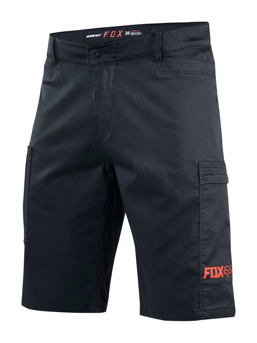 Fox Sergeant Short with Liner, black - Bild 1