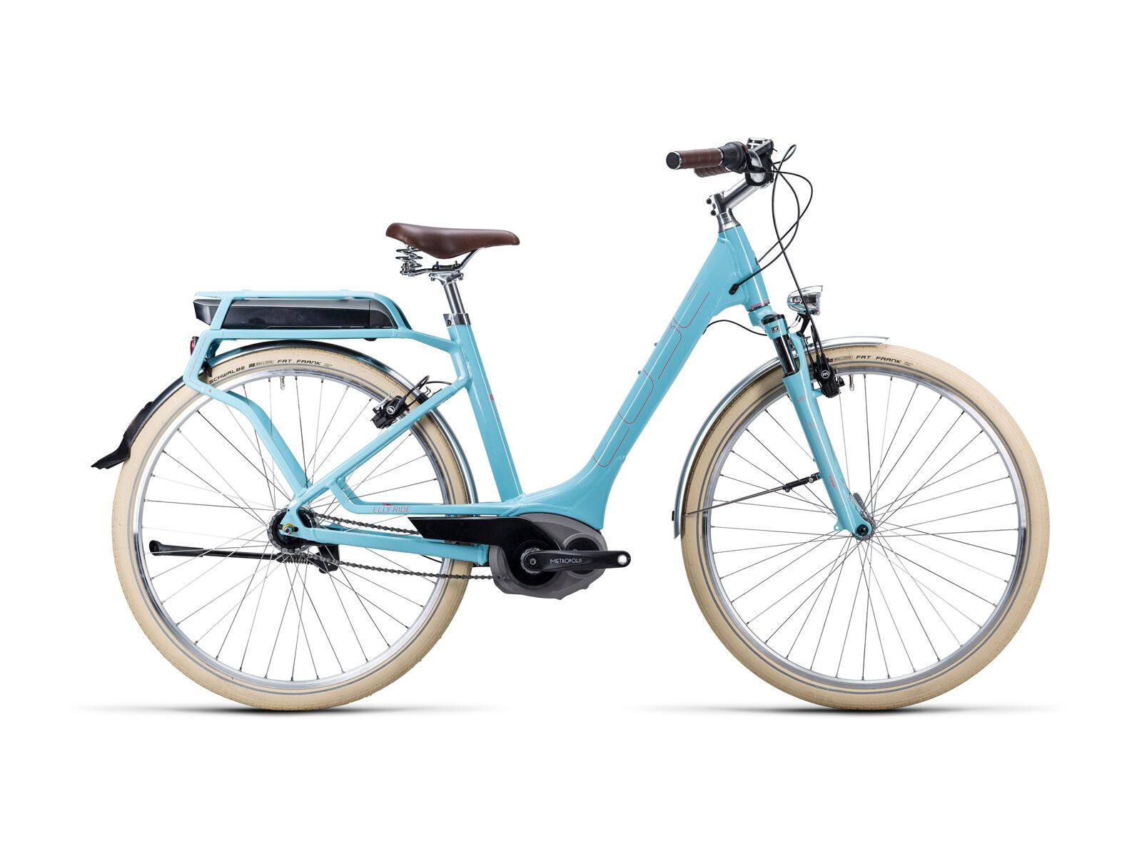 Cube Elly Cruise Hybrid Easy Entry, sunset blue/flashred - Bild 1