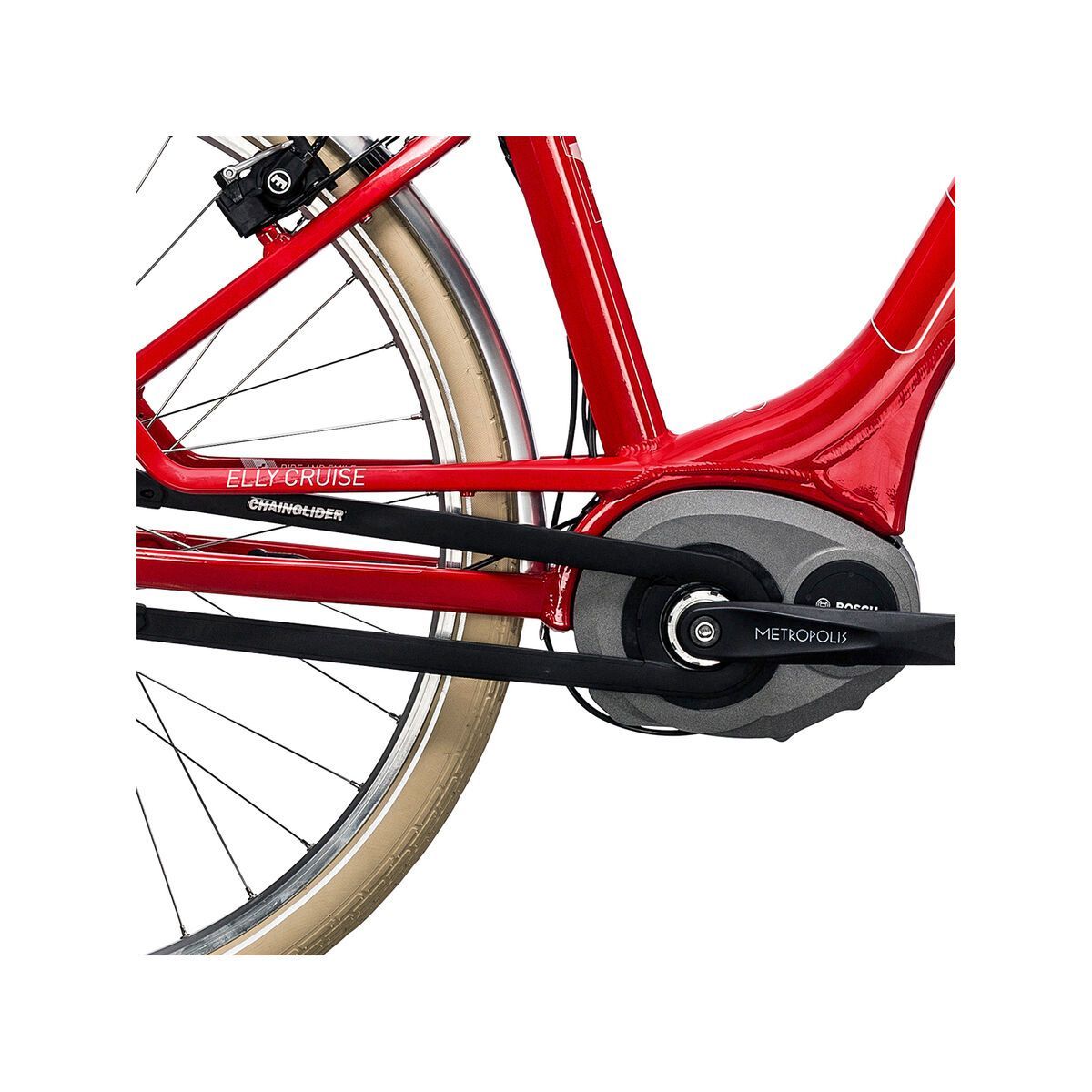 Cube Elly Cruise Hybrid 500, red´n´white - Bild 3