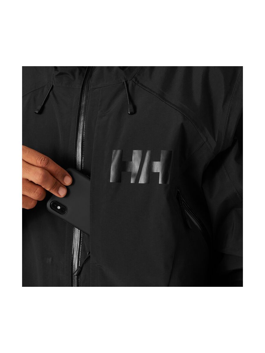 Helly Hansen Sogn Tinden Shell Jacket Herren, black - Bild 4
