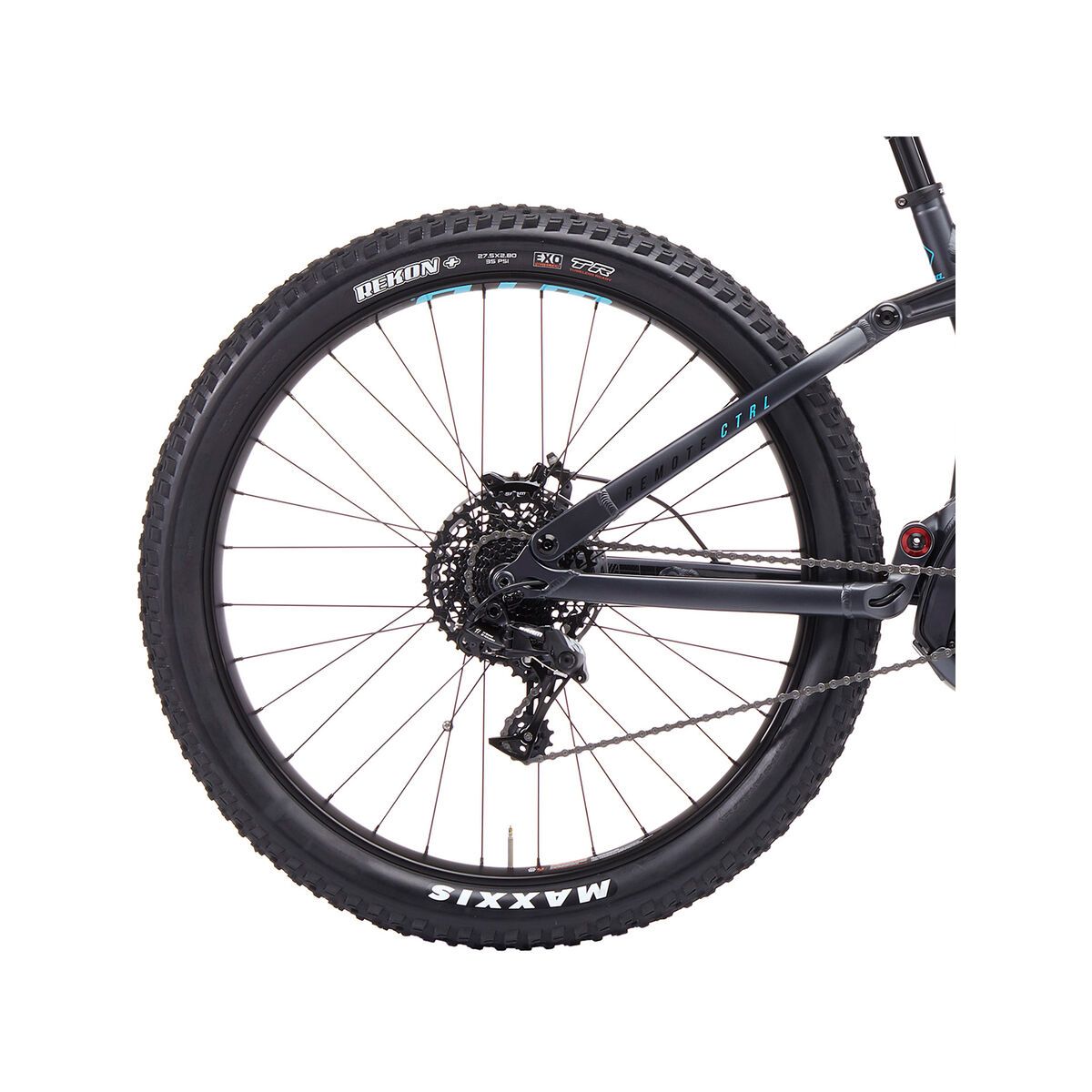 Kona Remote Ctrl, matt charcoal w/ ice blue & black decals - Bild 5